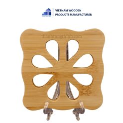 Bamboo Pot Coaster flower shape 5