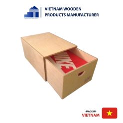 Basic wooden shoe boxes