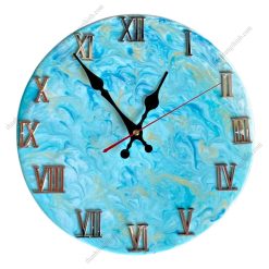 Alternative view of Resin Timepiece Clock Epoxy