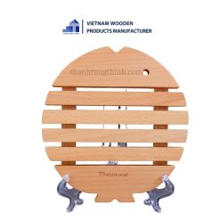 Circle Bamboo Pot Holder