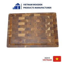 Classic teak wood cheese board