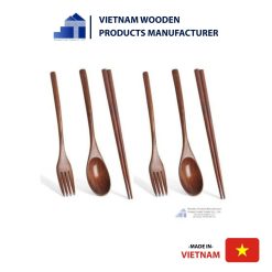 Convenient wooden eating utensils