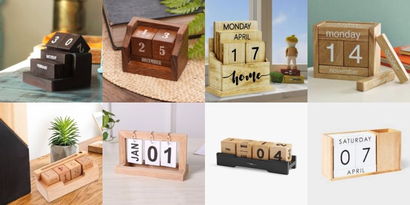 simple wooden desk calendars manufacturer