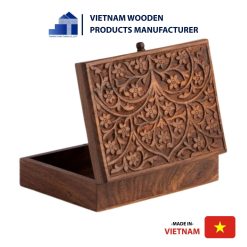 Exquisitely Carved Wooden Box