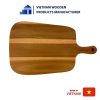 Fan-Shaped Wooden Cutting Board with a Handle