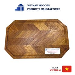Large Polygon Wooden Cutting Board for Huge Families