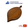 Leaf-Shaped Walnut Wooden Tray