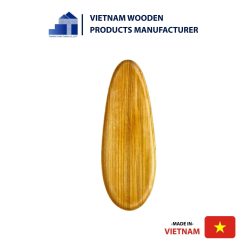 Long Egg-Shaped Wooden Tray