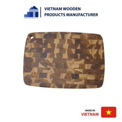 Minimalist Oval Teak Cheese Board Decoration