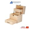 Multi-Floor Wooden Cosmetic Box Thanh Tung Thinh