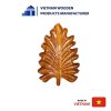 Oak Leaf-Shaped Wooden Tray
