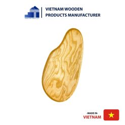 Partially Curved Wooden Tray