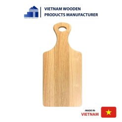 Rectangle Shape Wooden Tray with Handle