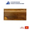 Rectangular Wooden Cutting Board with One Corner Missing