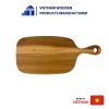 Rounded Edges Wooden Cutting Board with Off-Center Handle
