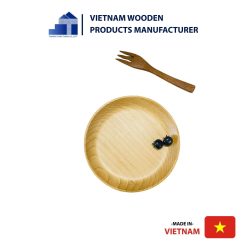Simple Round Wooden Tray