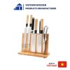 Solid Wooden Knife Block To Keep Your Knives Safe