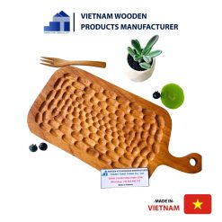 Stylish Wooden Tray With Handle