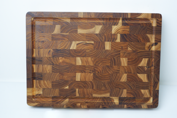 Large teak charcuterie board for parties & events
