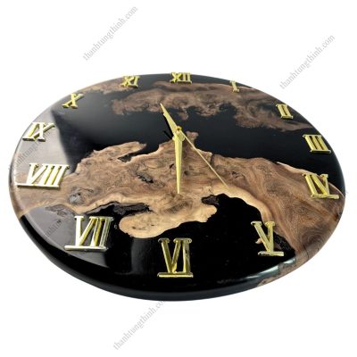 Wholesale Wooden Epoxy Clock