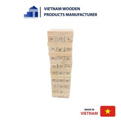 Wholesale Wooden Tumbling Tower Toy Set