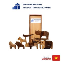 Wooden Animal Balancing Stacking Toy Set