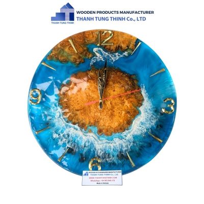 Wooden Epoxy Clock Supplier 2