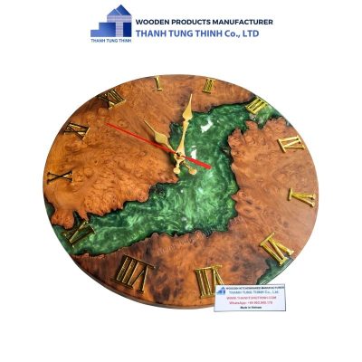 Luxurious Timepiece Clock Epoxy Crafting Studio