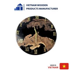 Woodgem Chronograph Clock Epoxy