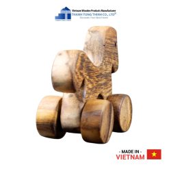 Adorable Wooden Horse Toy with Wheels Thanh Tung Thinh | 02