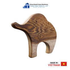 Adorable Wooden Toy Elephant Family Thanh Tung Thinh | 01