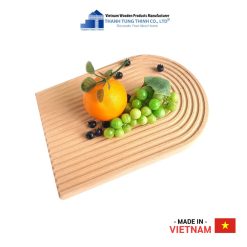 Arch Groove Wooden Tray For Desserts Thanh Tung Thinh | 04