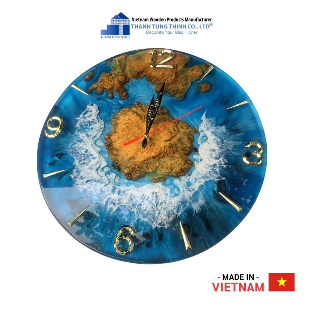 Artisan Clock Epoxy Craftsmanship Thanh Tung Thinh | 01