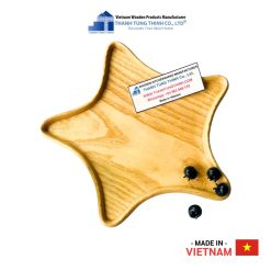 Attractive Star-Shaped Wooden Tray for Your Kids Thanh Tung Thinh | 01