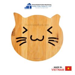 Bamboo Pot Coaster Circle Shape Thanh Tung Thinh | 01