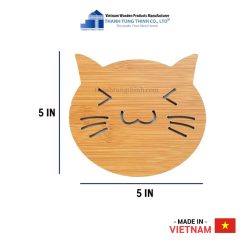 Bamboo Pot Coaster Circle Shape Thanh Tung Thinh | 02
