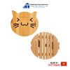 Bamboo Pot Coaster Circle Shape Thanh Tung Thinh