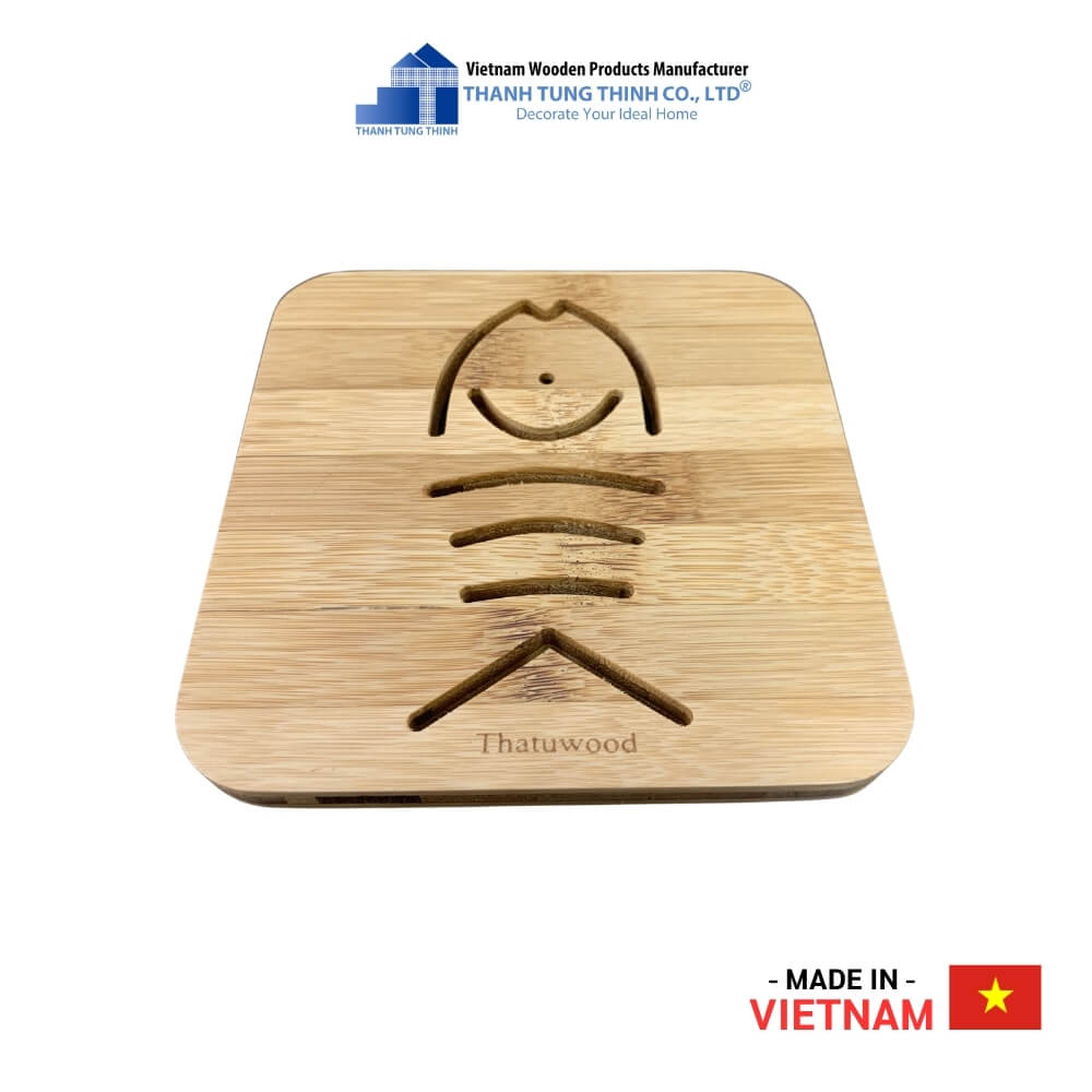 Bamboo Pot Coaster – Square shape Thanh Tung Thinh | 01