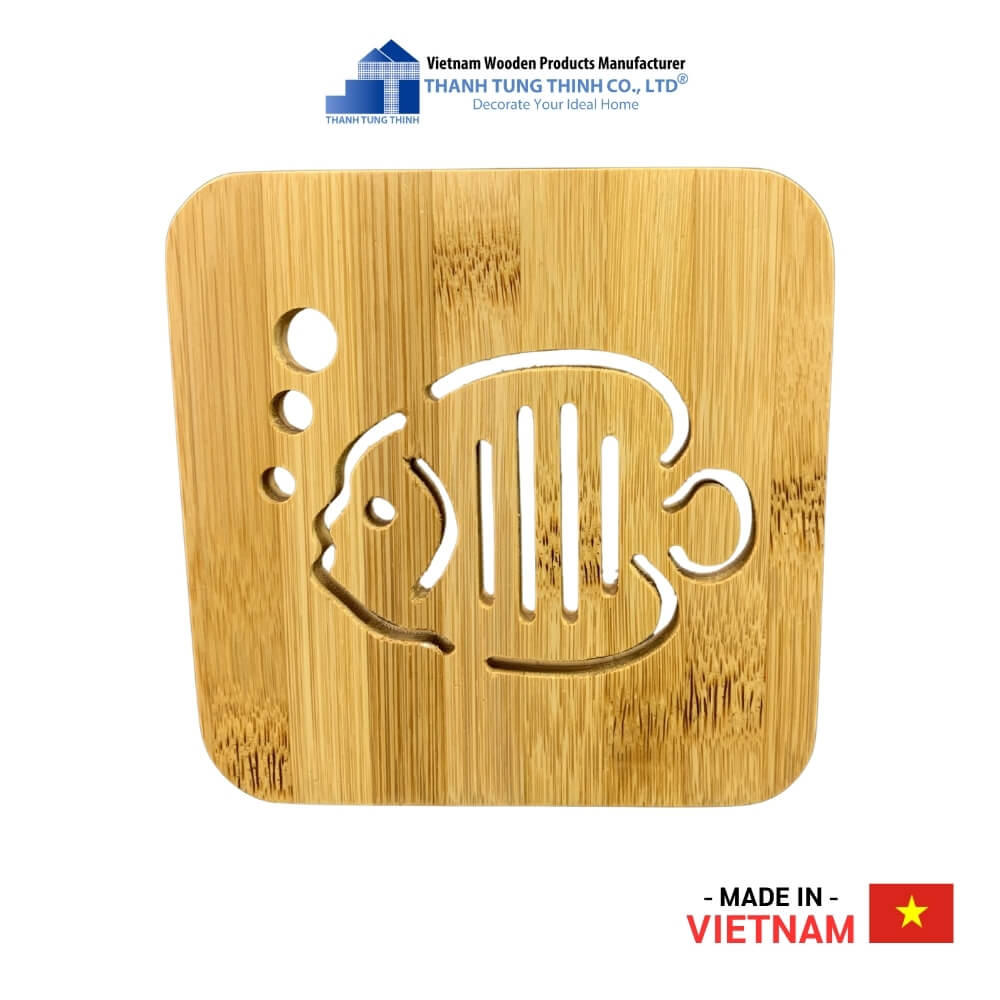 Bamboo Pot Coaster – Square shape Thanh Tung Thinh | 03