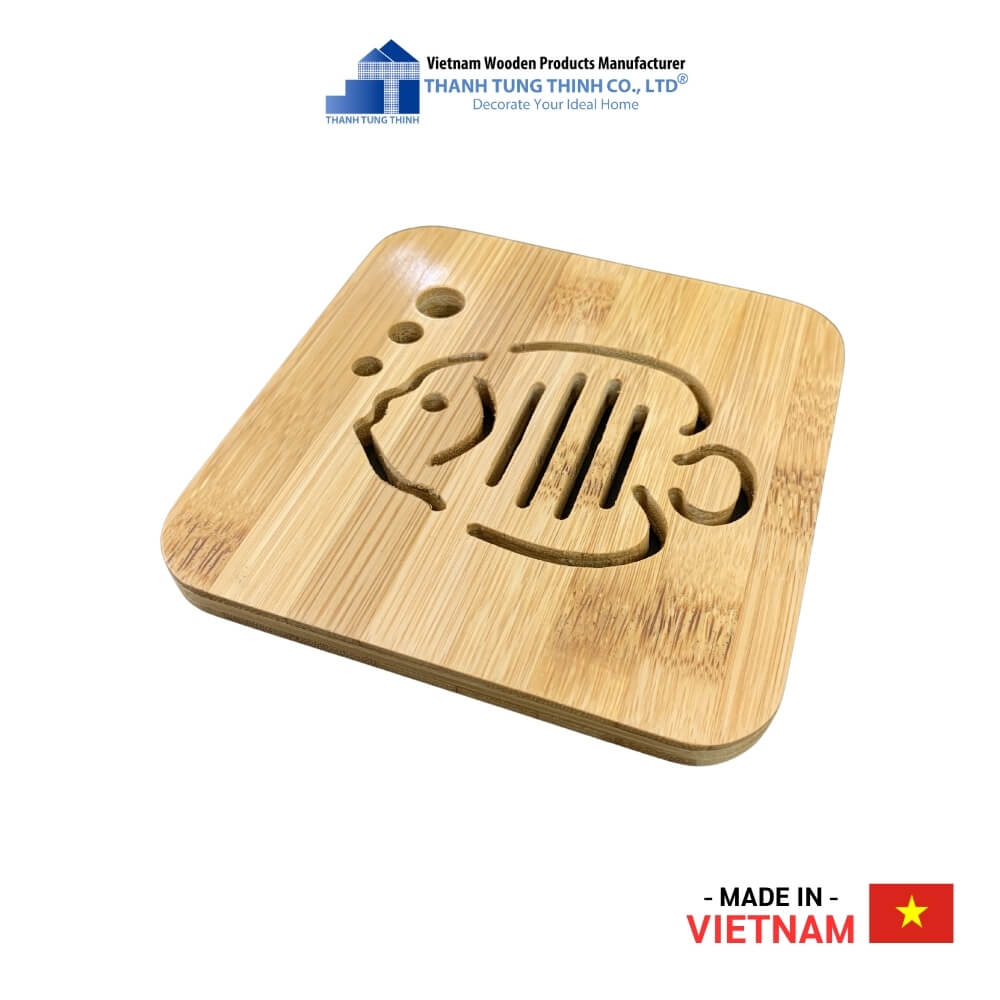 Bamboo Pot Coaster – Square shape Thanh Tung Thinh | 04