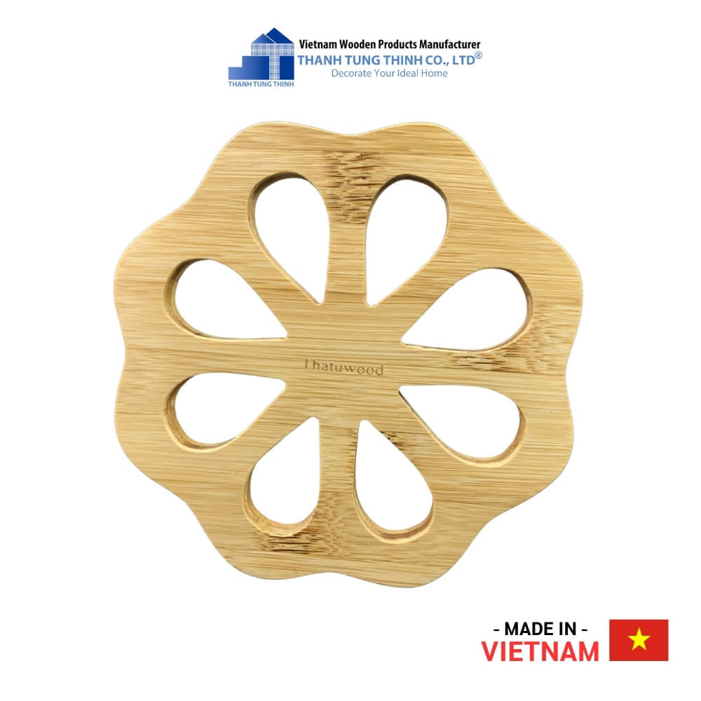 Bamboo Pot Coaster – Square shape Thanh Tung Thinh | 05
