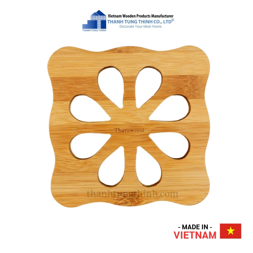 Bamboo Pot Coaster – Square shape Thanh Tung Thinh | 07