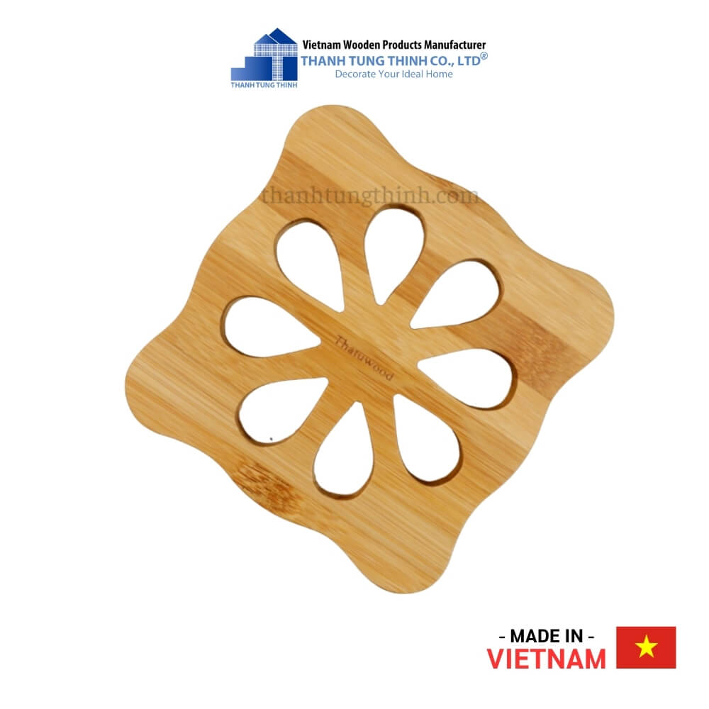 Bamboo Pot Coaster – Square shape Thanh Tung Thinh | 08