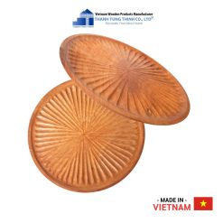 Basic Round Wooden Tray for Your Kitchen Thanh Tung Thinh | 02