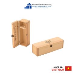 Basic Single-bottle Wine Box With Snap-On Lid Design Thanh Tung Thinh