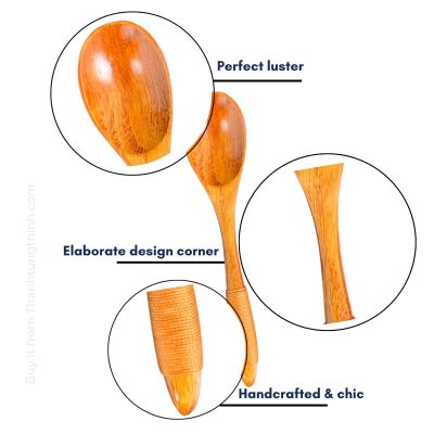 Wooden Spoon with Rope Handle