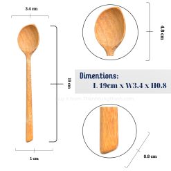 Leaf-Shaped Wooden Spoon