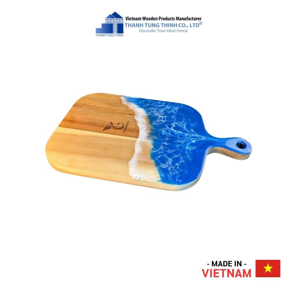 Clear Carvings Epoxy Cutting Board Thanh Tung Thinh | 03