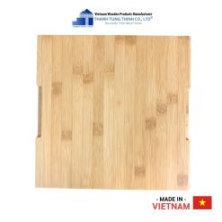 Convenient Two-Compartment Square Wooden Tray Thanh Tung Thinh | 02