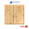 Convenient Two-Compartment Square Wooden Tray Thanh Tung Thinh